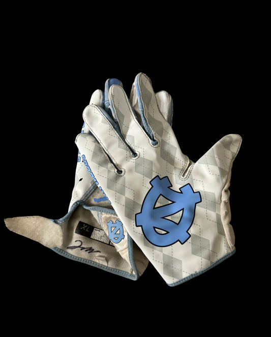 UNC Football Gloves