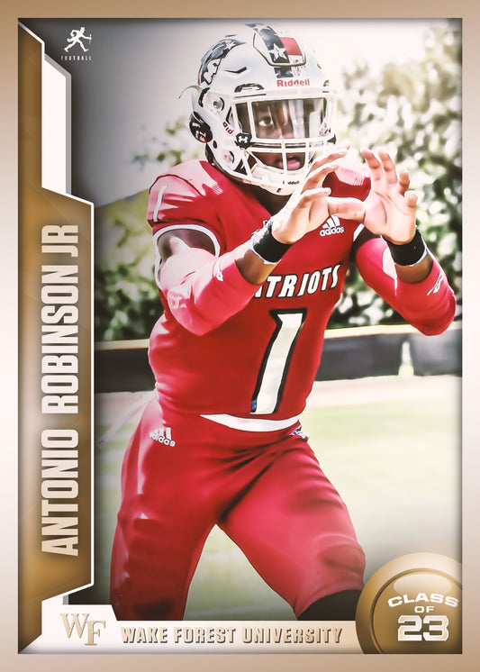 Florida Christian Highschool Football Card